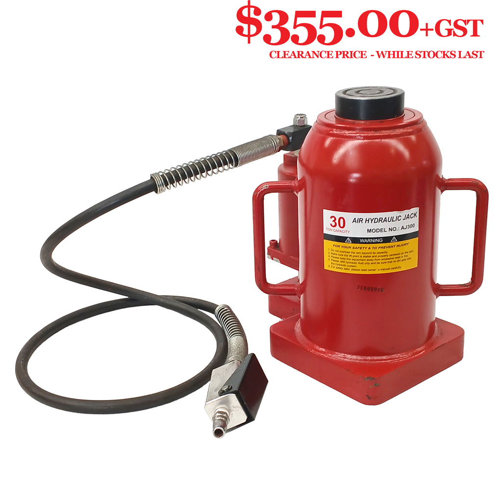 30 Ton Air Hydraulic Bottle Jack