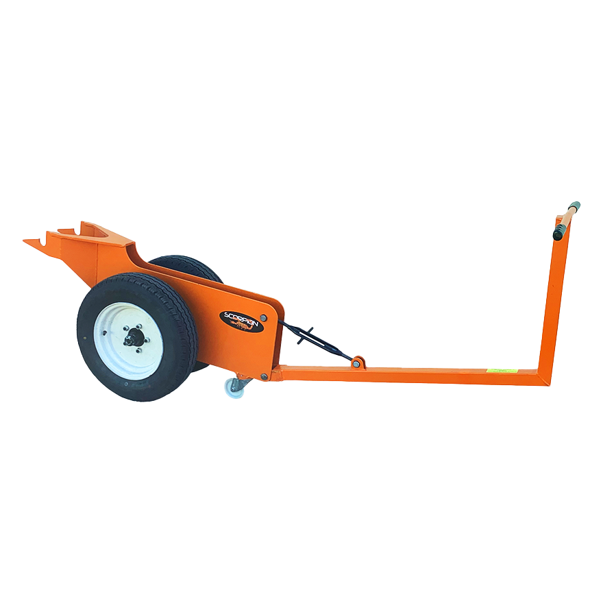 Handtruck for 50 ton floor stands