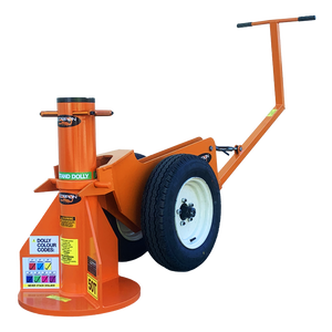 Handtruck for 50 ton floor stands