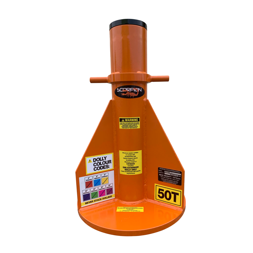 Scorpion 50 Ton floor stands per stand capacity