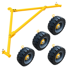 Shipping Container Side Mount Wheels & Tow Bar Kit